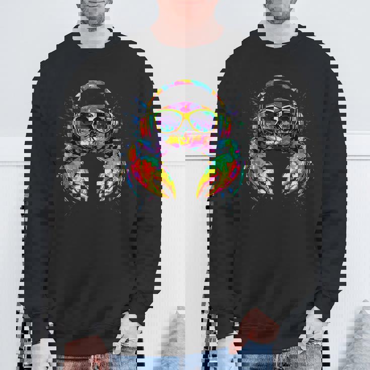 カニ カニ 甲殻類 カニ シアワガニ ザリガニ スイートクラブ スウェットシャツ 高齢者への贈り物