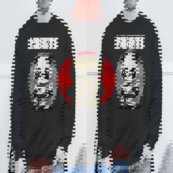 カラテカと空手パンダ スウェットシャツ 高齢者への贈り物