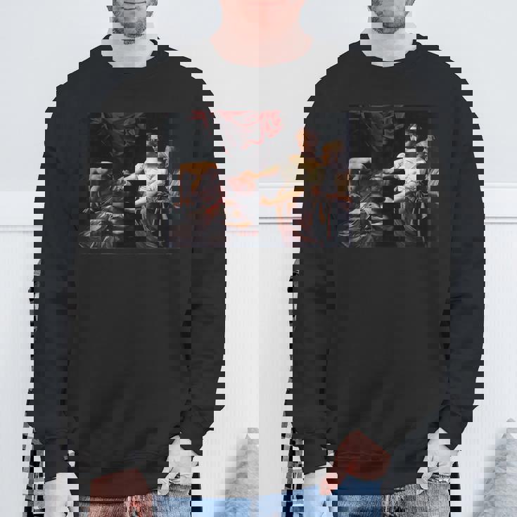 カラヴァッジョのジュディス・ホロフェルネス スウェットシャツ 高齢者への贈り物