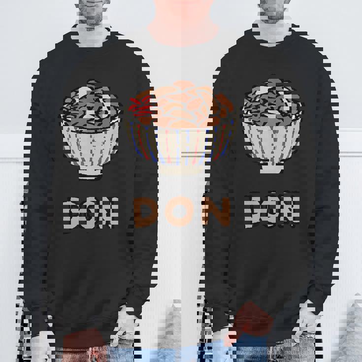 カワイイ 牛丼 和ジャンクフード 牛丼 男女兼用 スウェットシャツ 高齢者への贈り物