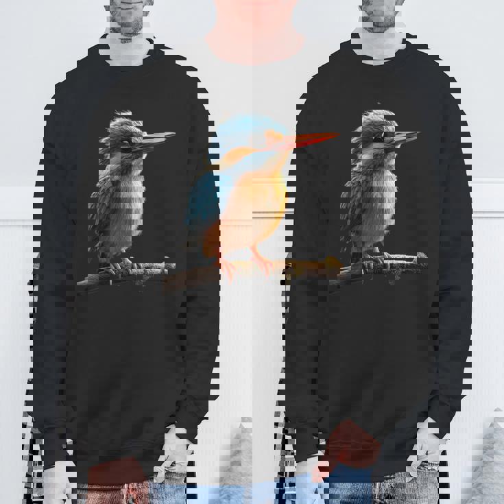 カワセミ カワセミ 鳥 甘いカワセミ カワセミ スウェットシャツ 高齢者への贈り物