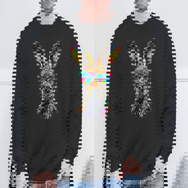 カンガルー オーストラリア ラブ・アウトバック ワイルド・スウィート・カンガルー スウェットシャツ 高齢者への贈り物