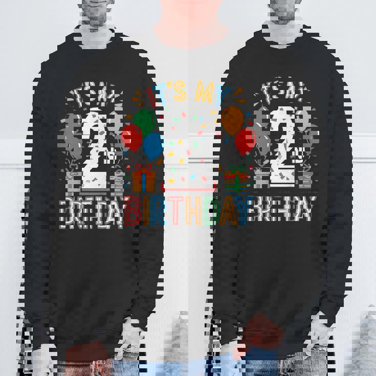 キッズ キッズ 2 歳の誕生日シャツ 男の子 幼児 2 人 2 歳の誕生日 スウェットシャツ 高齢者への贈り物