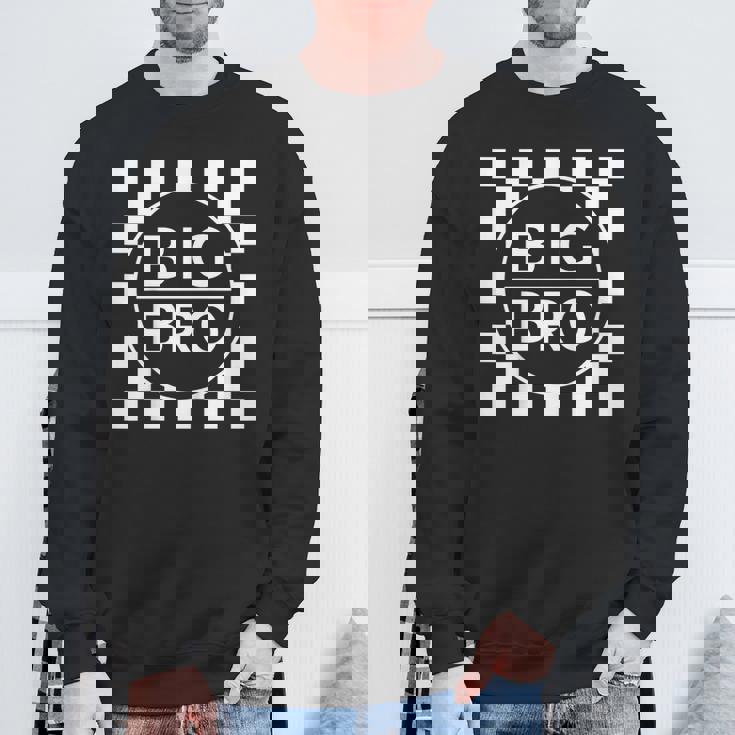 キッズ Big Brother シャツ 男の子 幼児 Big Bro アナウンスメント チェック スウェットシャツ 高齢者への贈り物