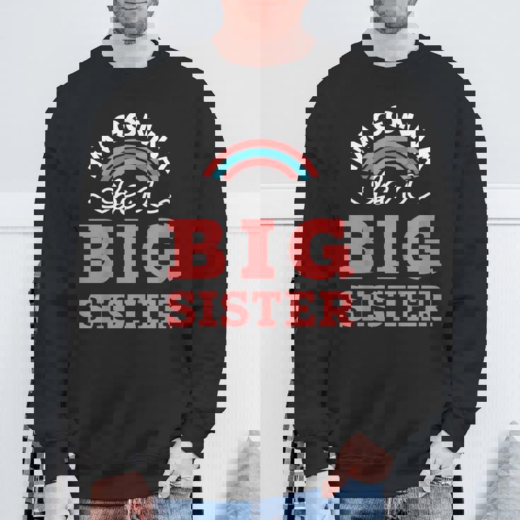 キッズ 幼児用シャツ Im Gonna Be A Bigister スウェットシャツ 高齢者への贈り物