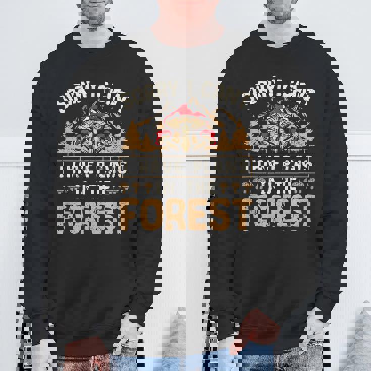 キノコ採集 面白いキノコ採り キノコ スウェットシャツ 高齢者への贈り物