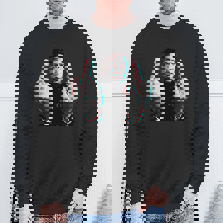 キム・ジョンアン Flipping The Bird 長袖tシャツ スウェットシャツ 高齢者への贈り物