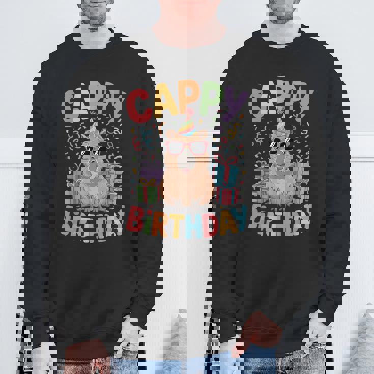 キャッピー・バースデー・カピバラ愛好家 バースデー・カピバラcappy Birthday スウェットシャツ 高齢者への贈り物