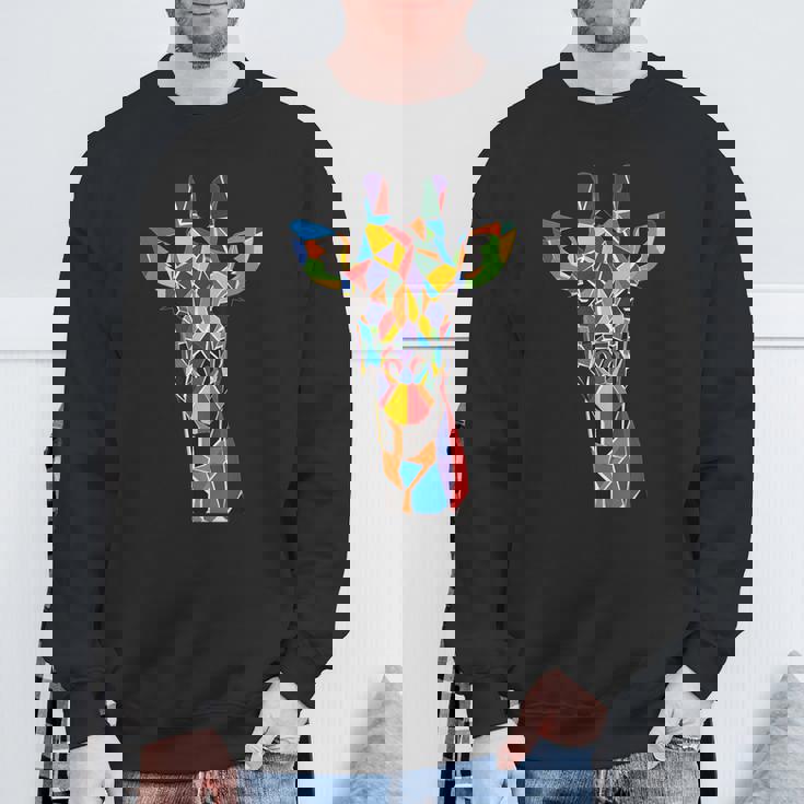 キリン 幾何学 スウェットシャツ 高齢者への贈り物