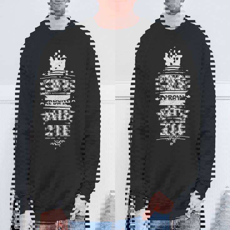キングスは2006年3月に誕生 20歳の誕生日 男性 男の子 スウェットシャツ 高齢者への贈り物