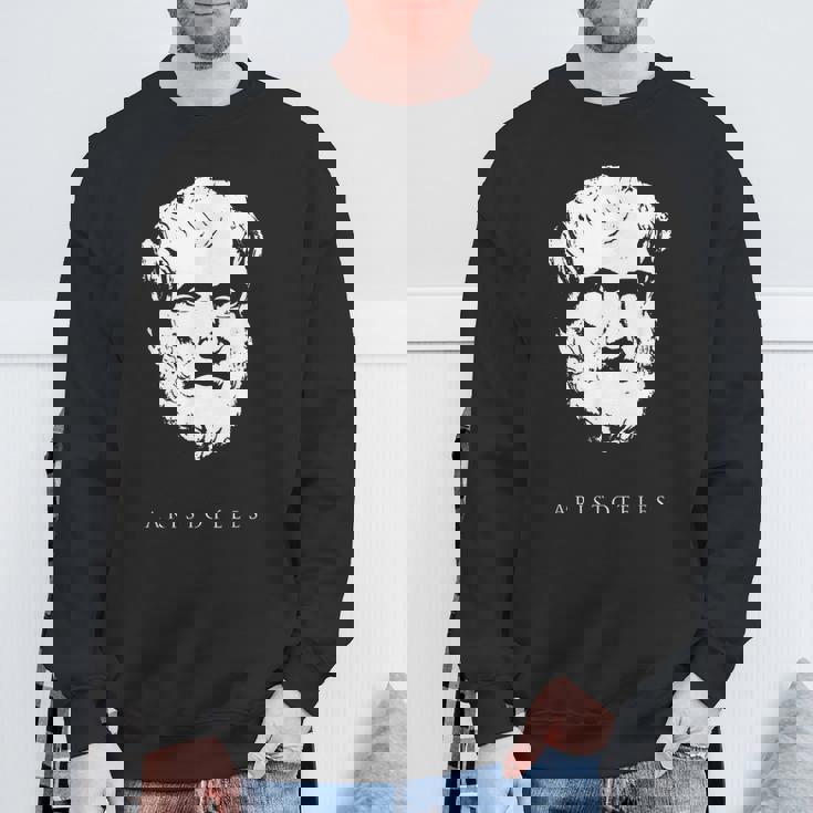 ギリシャ古代アリストテレス哲学 Aristotle Philosophy Greek Philosopher スウェットシャツ 高齢者への贈り物