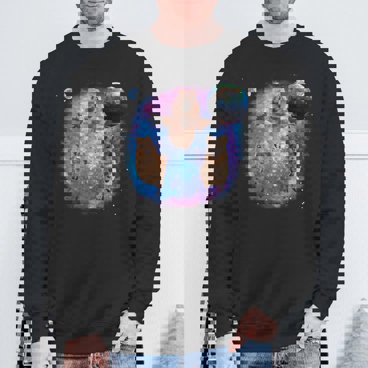 クオッカ、宇宙のクオッカ、オーストラリアの動物クオッカ スウェットシャツ 高齢者への贈り物