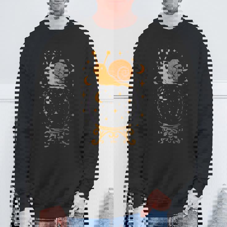 クリスタルボールスターのカタツムリ スウェットシャツ 高齢者への贈り物