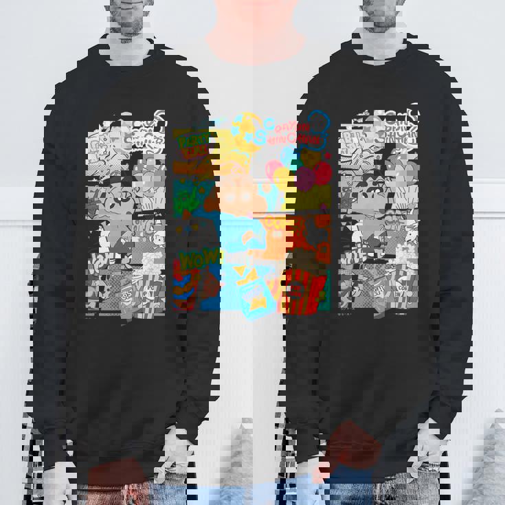 クレヨンしんちゃん アメコミ風のしんちゃん パーティタイム スウェットシャツ 高齢者への贈り物