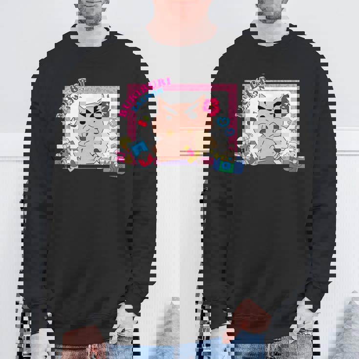 クレヨンしんちゃん 平成ごっこ ぶりぶりざえもん 長袖tシャツ スウェットシャツ 高齢者への贈り物