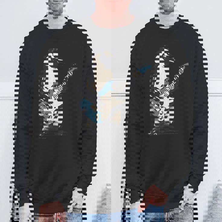 クールなペンギン ギターを弾く 音楽愛好家 ペンギン ギター 面白い スウェットシャツ 高齢者への贈り物