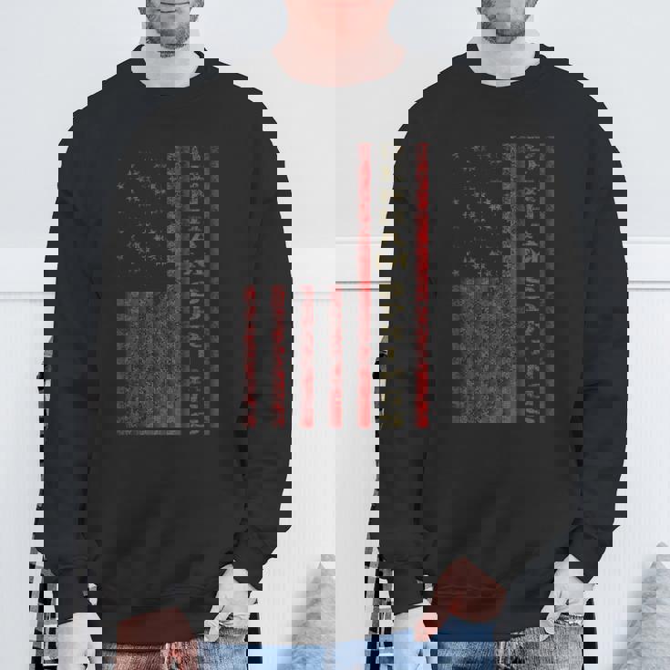 クールな愛国的なデンハム・スプリングス Usa 米国旗のギフトアイデア スウェットシャツ 高齢者への贈り物