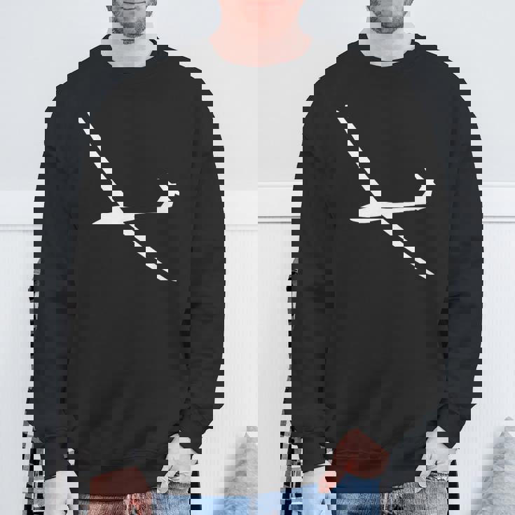 グライダー パイロット 高騰 飛行機 帆船 航空 スウェットシャツ 高齢者への贈り物