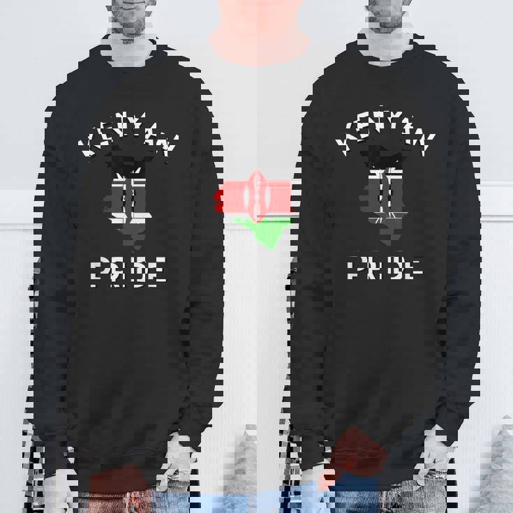 ケニア国旗プライド スウェットシャツ 高齢者への贈り物