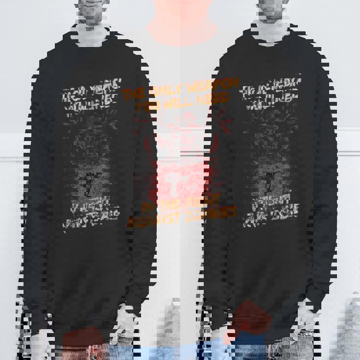 ゲーミング ゾンビ レイ ガン メンズ レディース キッズ ハロウィン スウェットシャツ 高齢者への贈り物