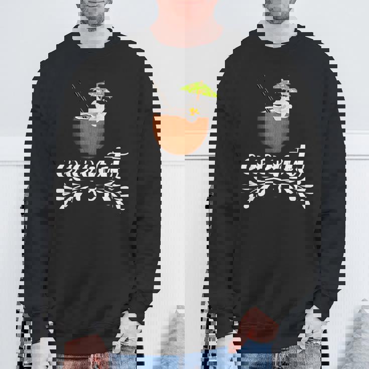 ココナッツ サマーフルーツ おもしろココナッツ スウェットシャツ 高齢者への贈り物