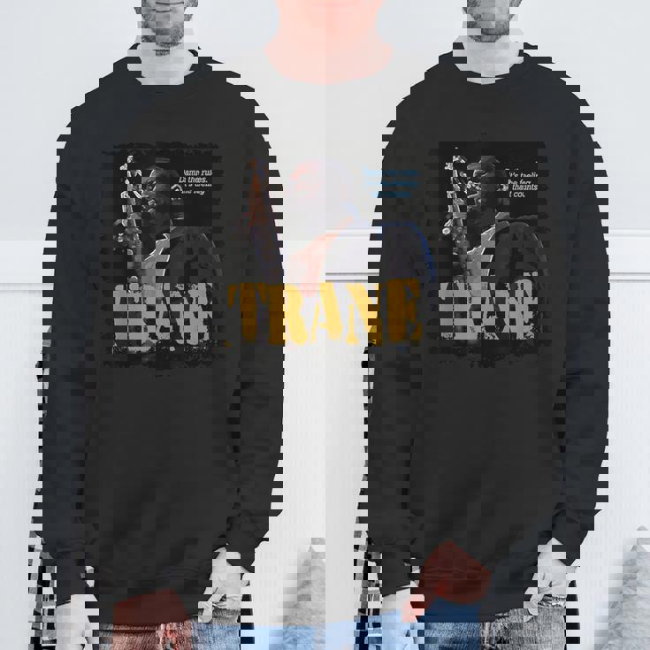 コルトレーン・ジャズ・ウィズム・サクソフォーン奏者 スウェットシャツ 高齢者への贈り物