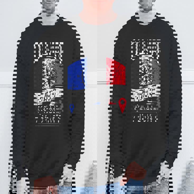 コルマール フランス国旗 Gps座標 コルマール スウェットシャツ 高齢者への贈り物