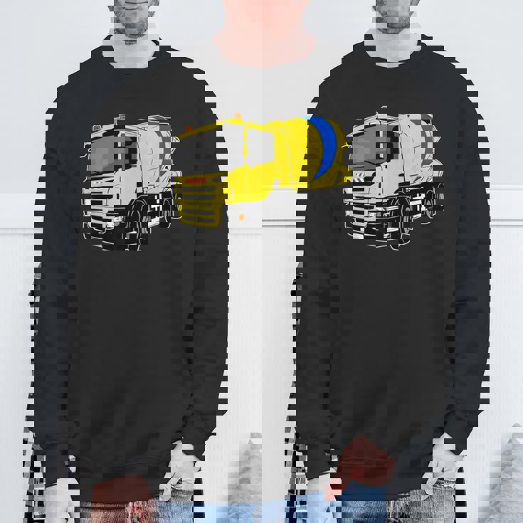 コンクリートミキサー車 スウェットシャツ 高齢者への贈り物