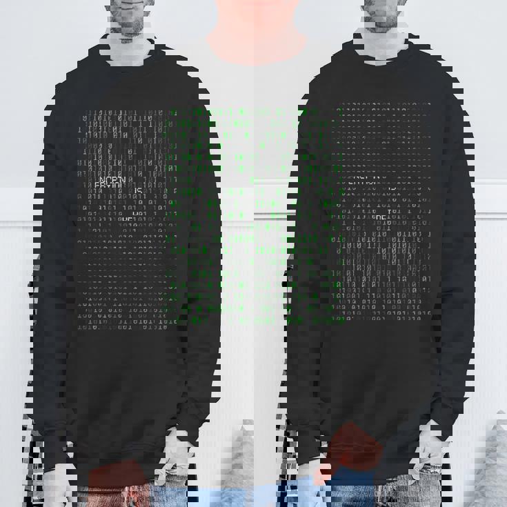 コーディングコードプログラムプログラマー スウェットシャツ 高齢者への贈り物