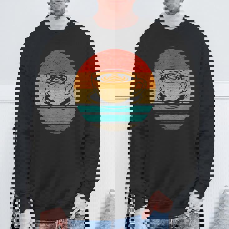 コーヒー レトロスタイル ビンテージ スウェットシャツ 高齢者への贈り物