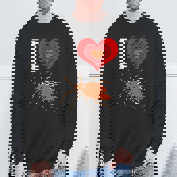 ゴキブリ ラブ スウェットシャツ 高齢者への贈り物