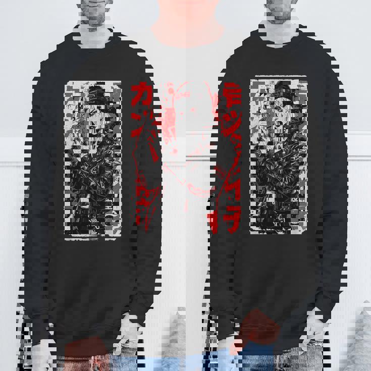 サイバーパンク パンクガール 日本のストリートウェア スウェットシャツ 高齢者への贈り物