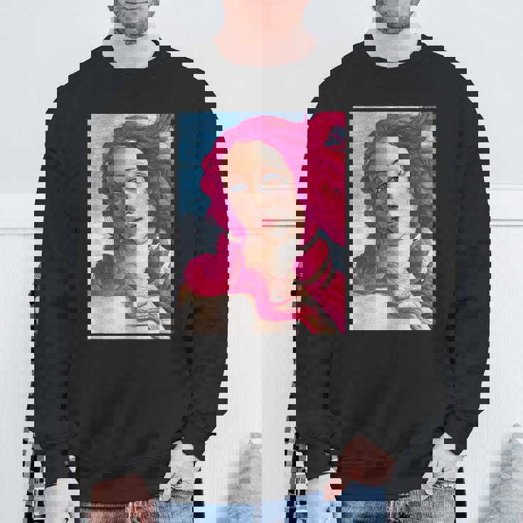 サンドロ・ボッティチェリ作 ピンクの髪の金星 スウェットシャツ 高齢者への贈り物