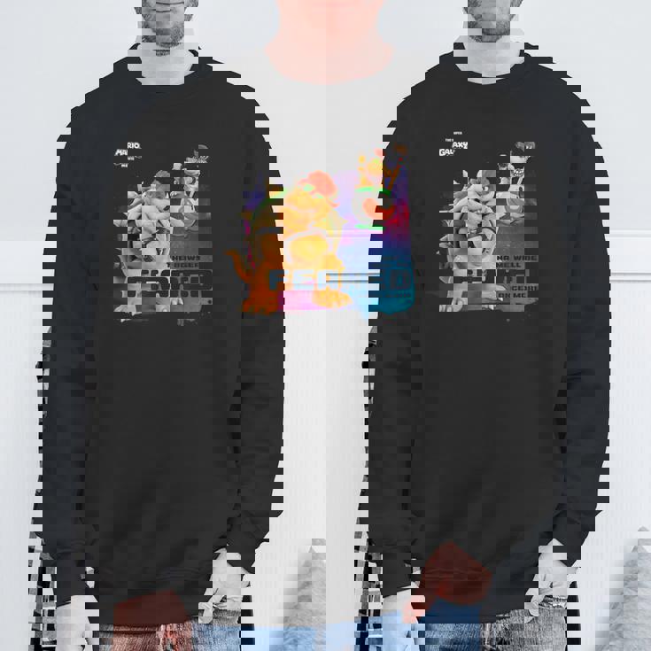 ザ・スーパーマリオギャラクシー・ムービー Bowser Feared スウェットシャツ 高齢者への贈り物