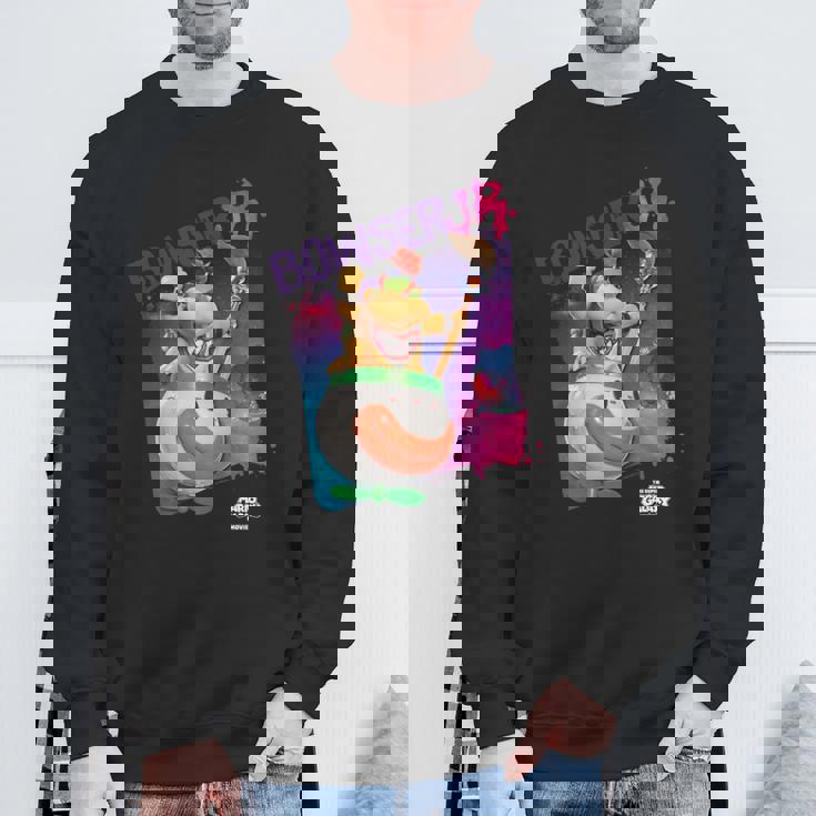 ザ・スーパーマリオギャラクシー・ムービー Bowser Jr Takes Over 長袖tシャツ スウェットシャツ 高齢者への贈り物