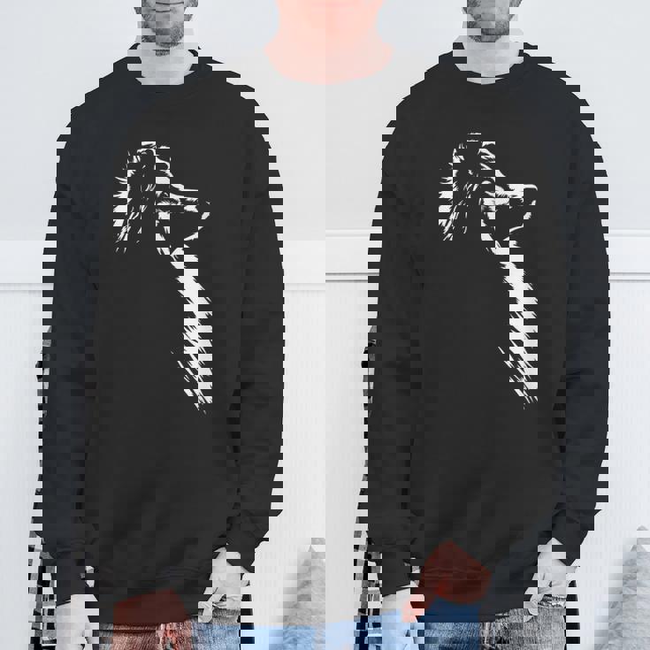 シェットランド・シープドッグ ポートレート シルエット 犬 シェルティー・ドッグ スウェットシャツ 高齢者への贈り物