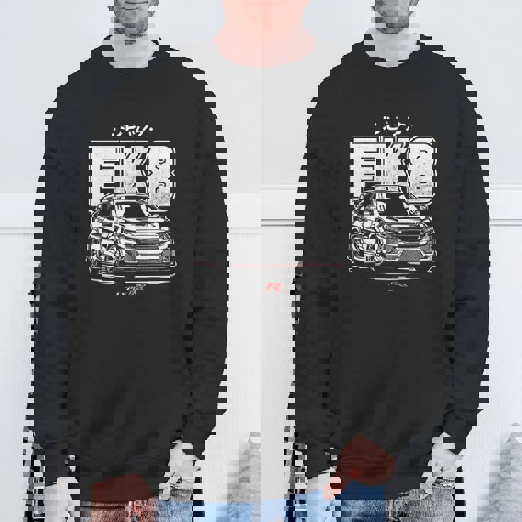 シビック タイプr Fk 8 日本車 長袖tシャツ スウェットシャツ 高齢者への贈り物