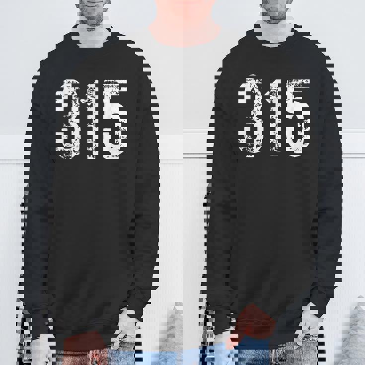 シラキュース ニューヨークアップステート315用エリアコード315。 スウェットシャツ 高齢者への贈り物