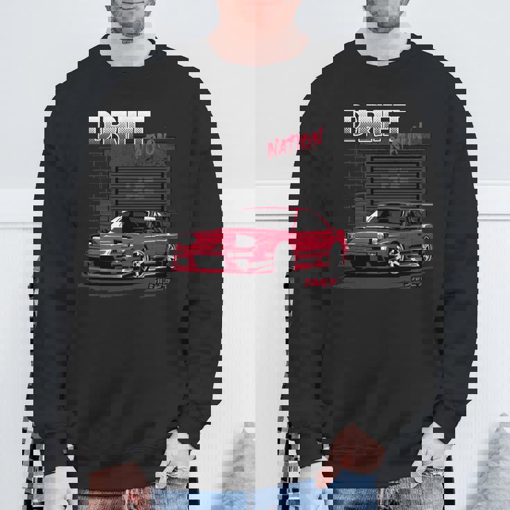 シルビア13 200Sx 恋人 スポーツカー 長袖tシャツ スウェットシャツ 高齢者への贈り物