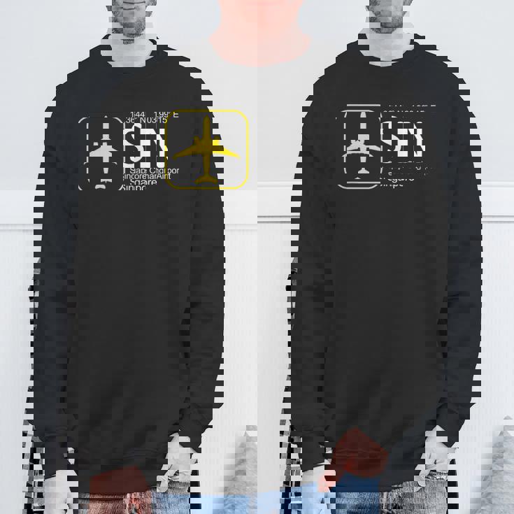 シンガポール・チャンギ国際空港航空フライトクルー。 スウェットシャツ 高齢者への贈り物