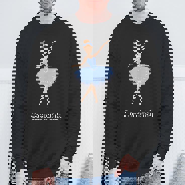 シンデレラ バレエ バレリーナ ポワント ダンサー ダンス グラフィック スウェットシャツ 高齢者への贈り物