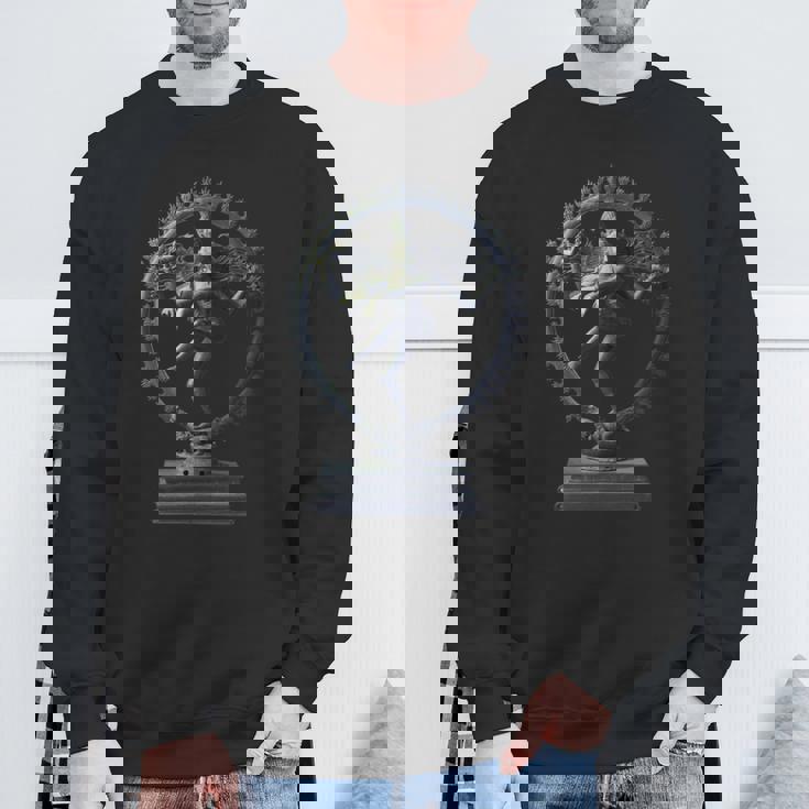 シヴァ・ナタラジャキング・オブ・ダンサーズ 長袖tシャツ スウェットシャツ 高齢者への贈り物