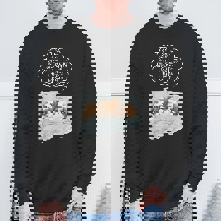 シーズー 犬 ナイトガウン パジャマ スウェットシャツ 高齢者への贈り物