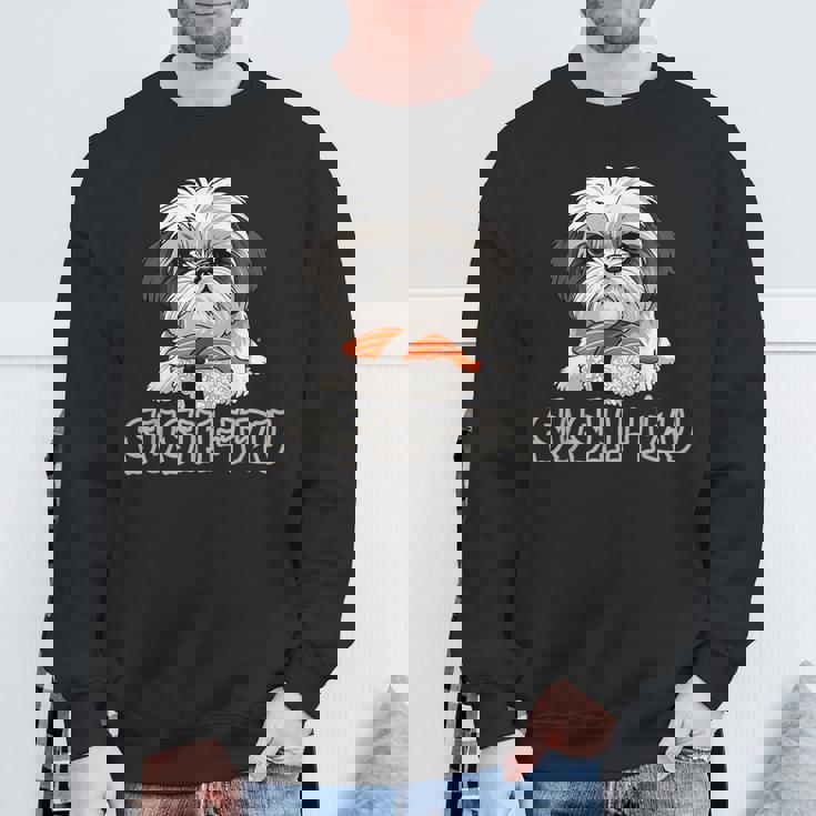 シーズー寿司 すしーず 犬 おもしろい しーず 寿司好き犬 スウェットシャツ 高齢者への贈り物