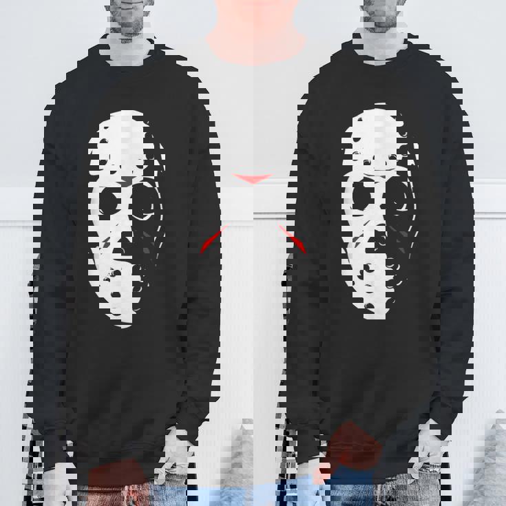 ジェイソンホッケーマスク ハロウィンシャツ 13日の金曜日 スウェットシャツ 高齢者への贈り物