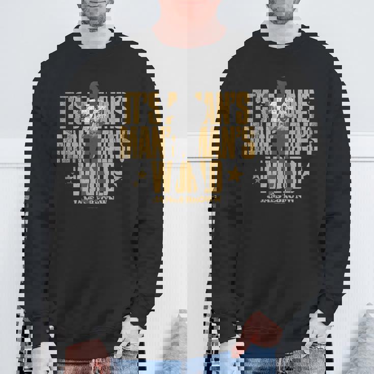 ジェームス・ブラウン・マンのワールド・ダンシング・シルエット スウェットシャツ 高齢者への贈り物