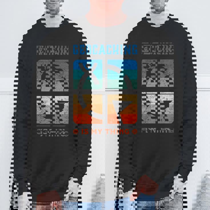 ジオキャッシャー ジオキャッシング用品 キット ツール 小物入れ ジオキャッシング 長袖tシャツ スウェットシャツ 高齢者への贈り物