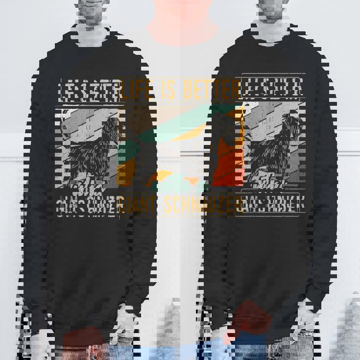 ジャイアント・シュナウザーの発言 シュナウザーの犬 スウェットシャツ 高齢者への贈り物