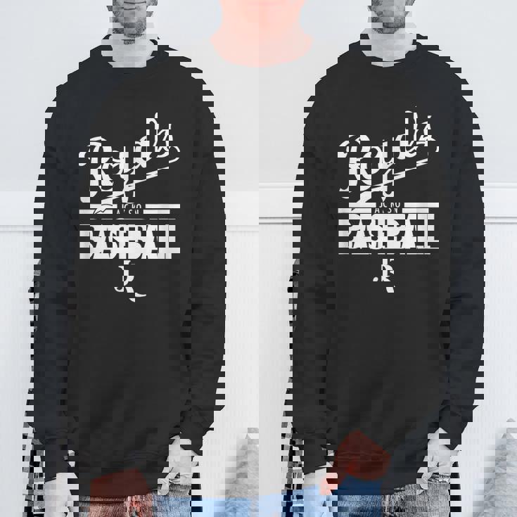 ジャクソン・ロイヤルズベースボールホワイト スウェットシャツ 高齢者への贈り物