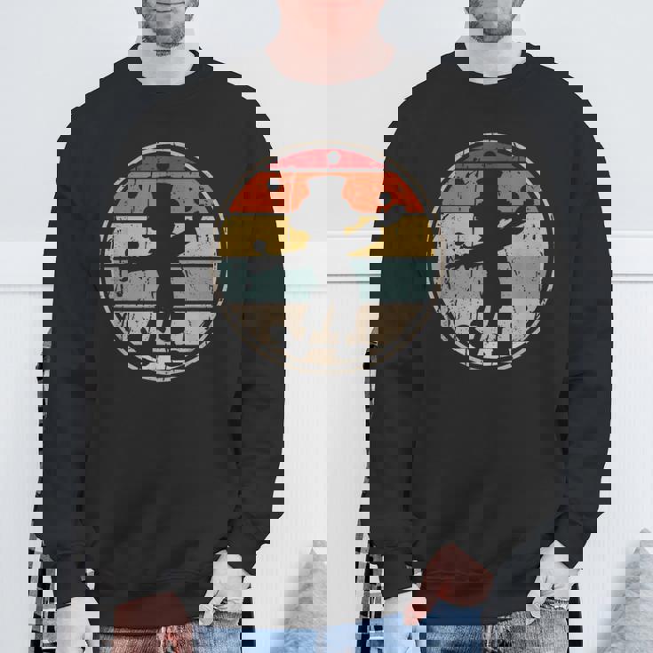 ジャグリングピエロ面白いサーカスジャグラー スウェットシャツ 高齢者への贈り物